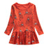 Kids Girls Long Sleeves Printed Princess Dresses childrensterritory