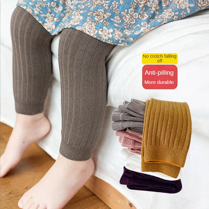 Little Boys Girls Knitting Stretch Pants Leggings for Winter childrensterritory