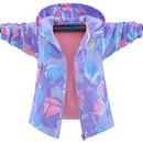 Kids Girls Waterproof Fleece Lined Hooded Jackets childrensterritory
