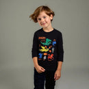 Cartoon DRAGONS Design Little Boys Long Sleeve T-shirts childrensterritory