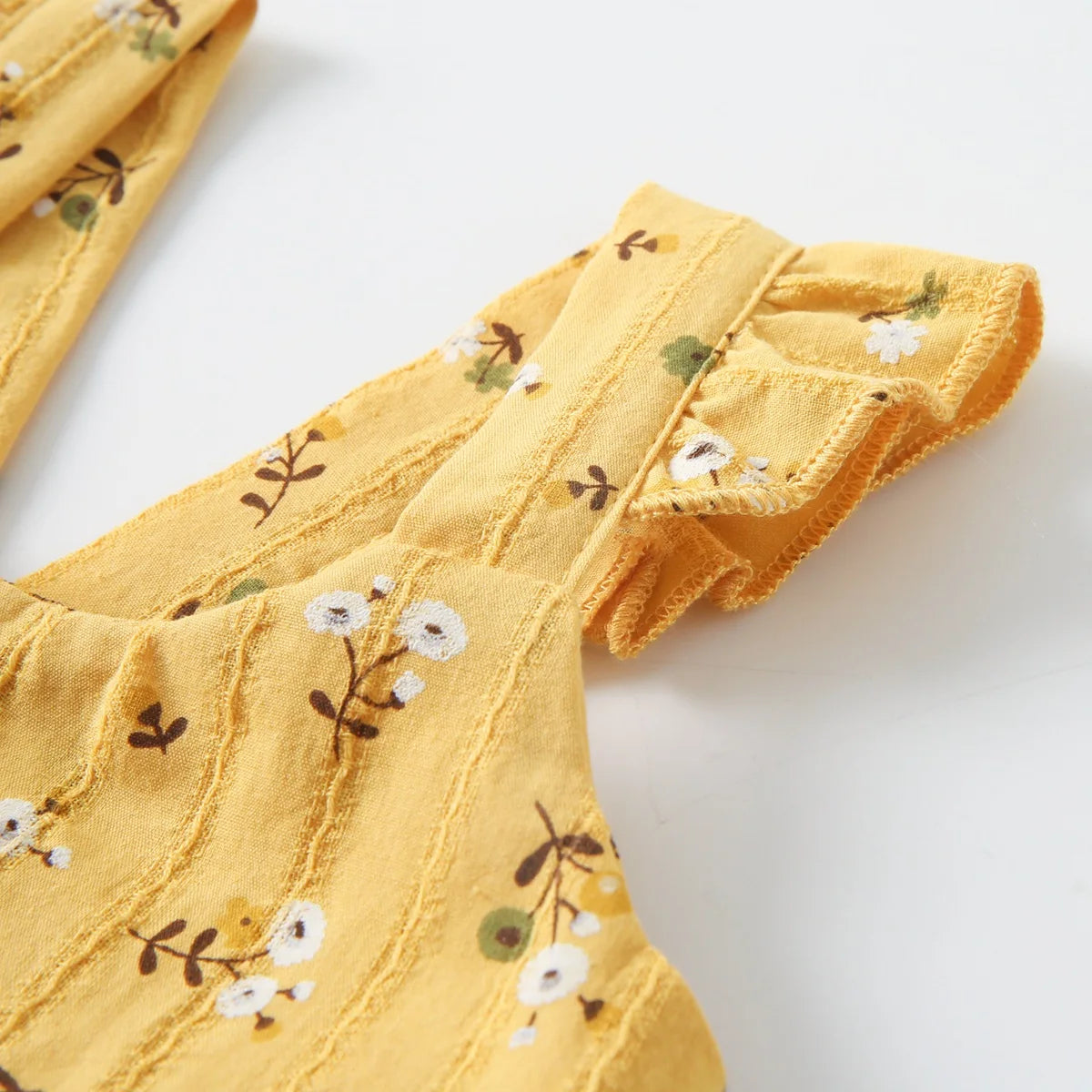 Kids Girls Flower Design Casual Sleeveless Summer Dress