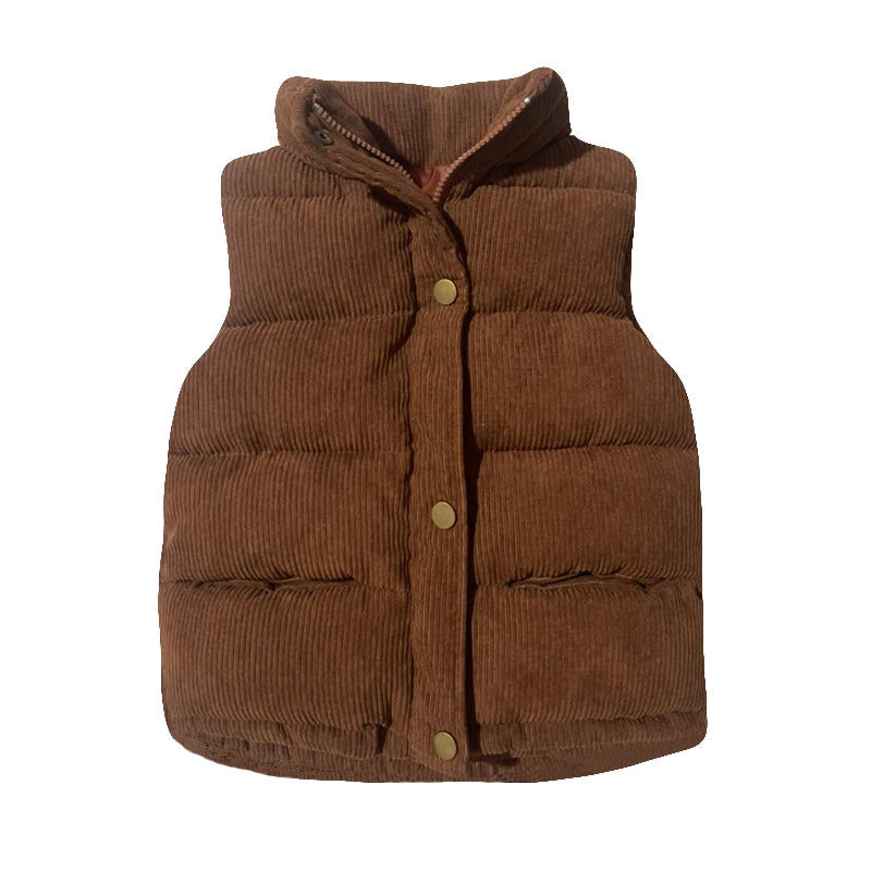 Warm Thick Cotton Waistcoat for Kids childrensterritory