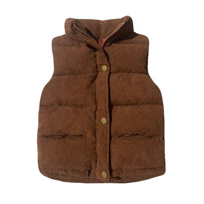 Warm Thick Cotton Waistcoat for Kids childrensterritory