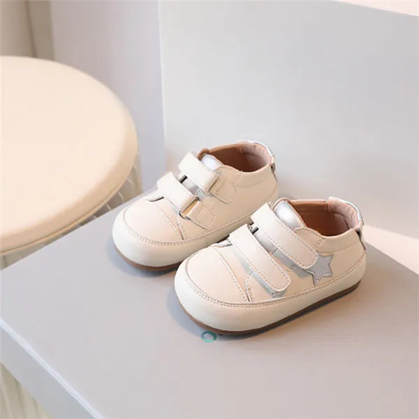 Barefoot Microfiber Leather Soft Shoes For New Baby Kids