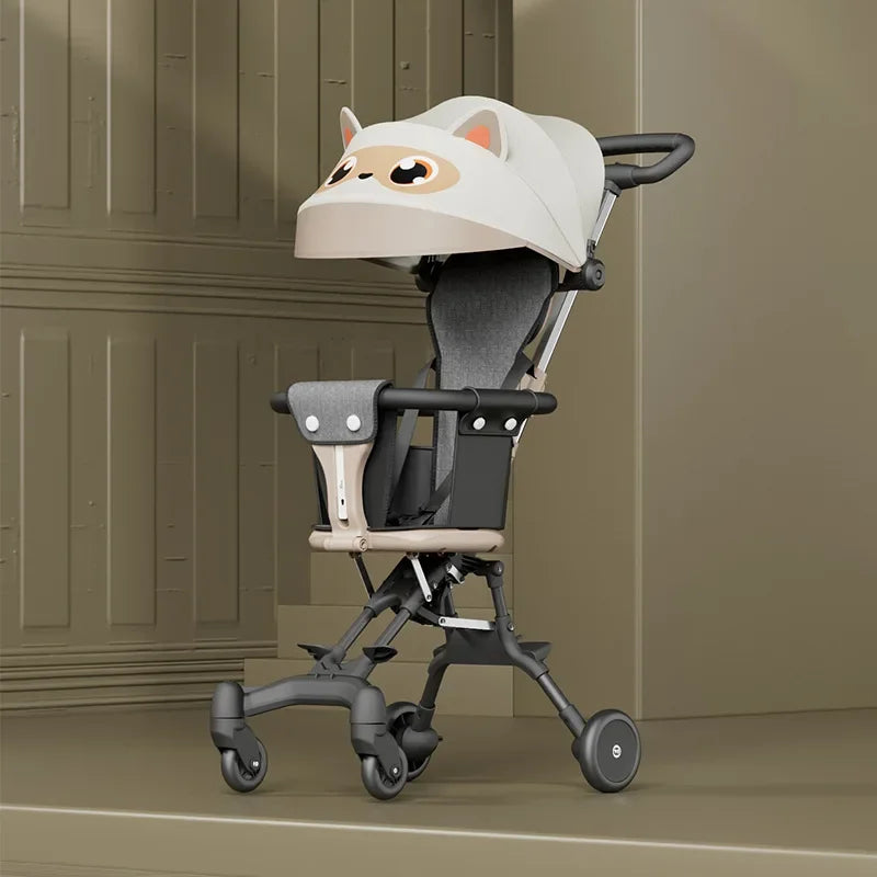 Lightweight Four-wheel Baby Stroller with Canopy childrensterritory