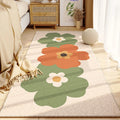 Nordic Cute Flower Girl Rugs for Bedroom, Large Area childrensterritory