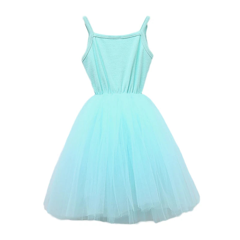 Sleeveless Puffy Cotton Tutu Dress For Baby Girls childrensterritory