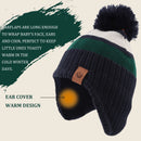Baby/Kids Stripe Pompom Hat and Scarf 2Pcs Winter Set childrensterritory
