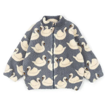 Colourful Cartoon Design Winter Outerwear For Kids childrensterritory