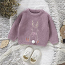 Toddler Girl Boy Casual Knitting Pullover for Easter