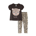 Kids Girls Cartoon Design Tops + Leggings Summer Outfits childrensterritory