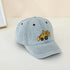 Little Boys Grls Bulldozer Embroidered Cotton Baseball Caps childrensterritory