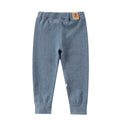 Pure Color Velvet Casual Kids Trousers for Spring and Autumn childrensterritory