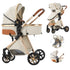Luxury 2-in-1 Foldable High Landscape Baby Stroller childrensterritory
