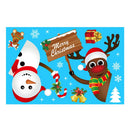 Santa Claus Snowflake Christmas Window/Wall Decals childrensterritory