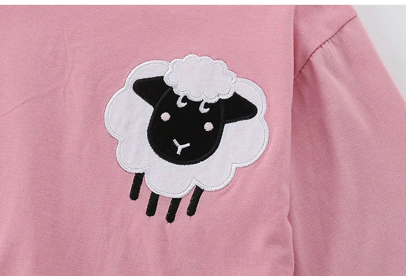 Kids Girls Long Sleeve Warm 2 Piece Designer Clothing Set childrensterritory