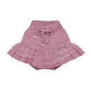 Toddler Girls Popcorn Chunky Knit Pullover Tops and Skirt Set childrensterritory