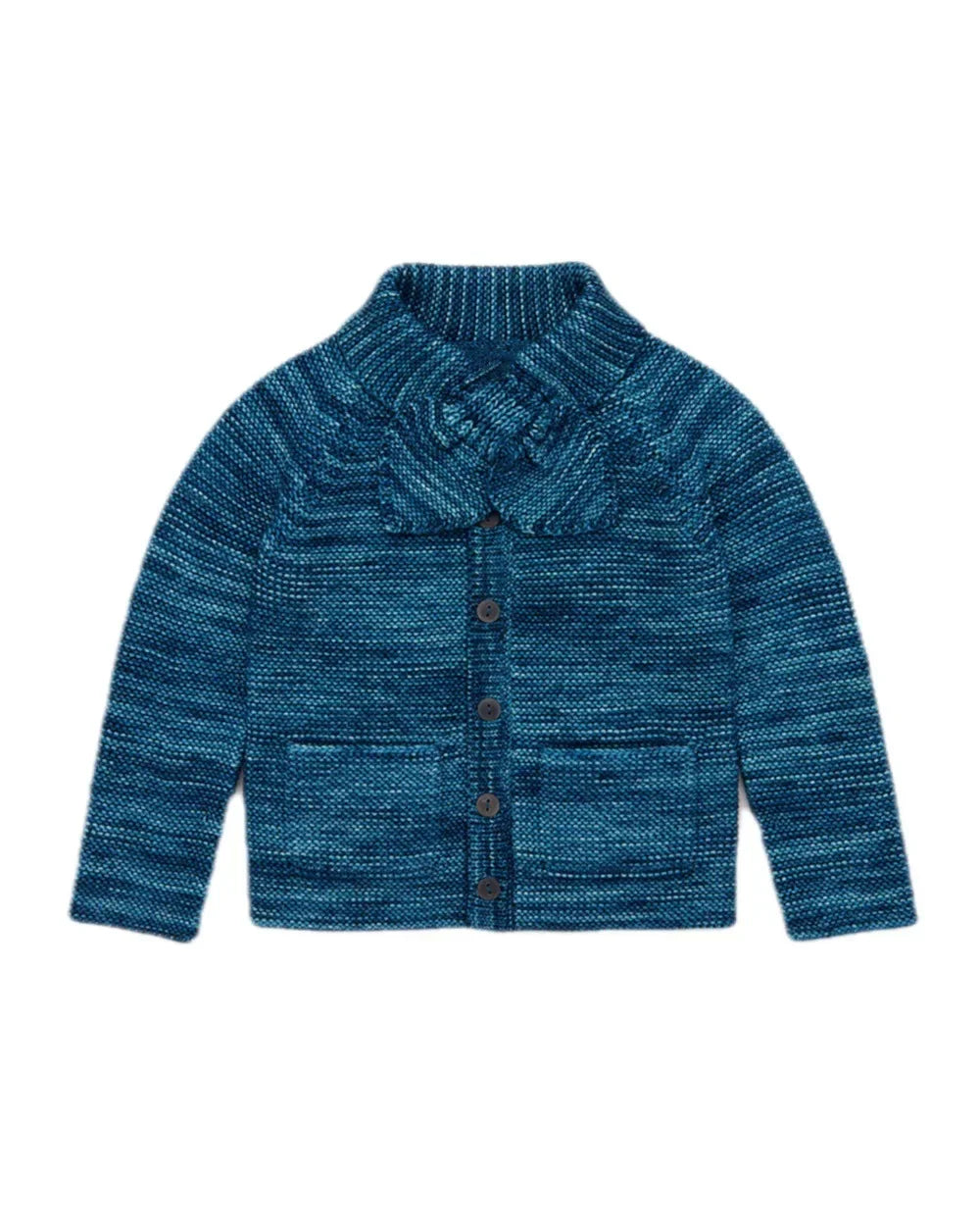 Retro Countryside Style Girls Knitted Cardigan Half Skirt Set childrensterritory