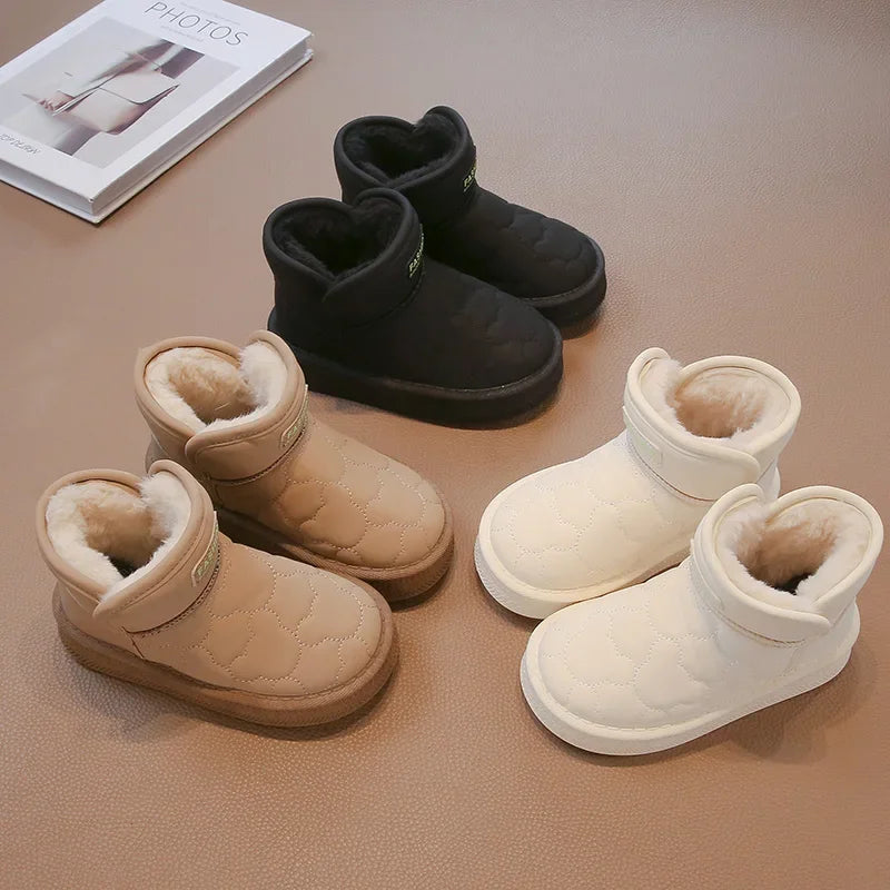 Kids' Fur Design Soft Casual Winter Shoes