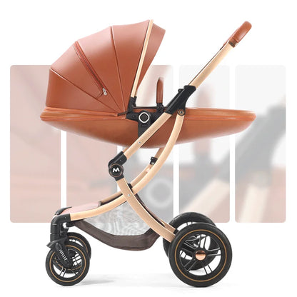 High Landscape, Luxury 3-In-1 Baby Carriage with Car Seat childrensterritory