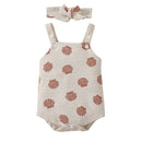 Floral, Rainbow, or Shell Print Baby Girl Bodysuit childrensterritory