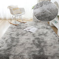 Soft Furry Rainbow Rugs for Kids Bedroom Decor