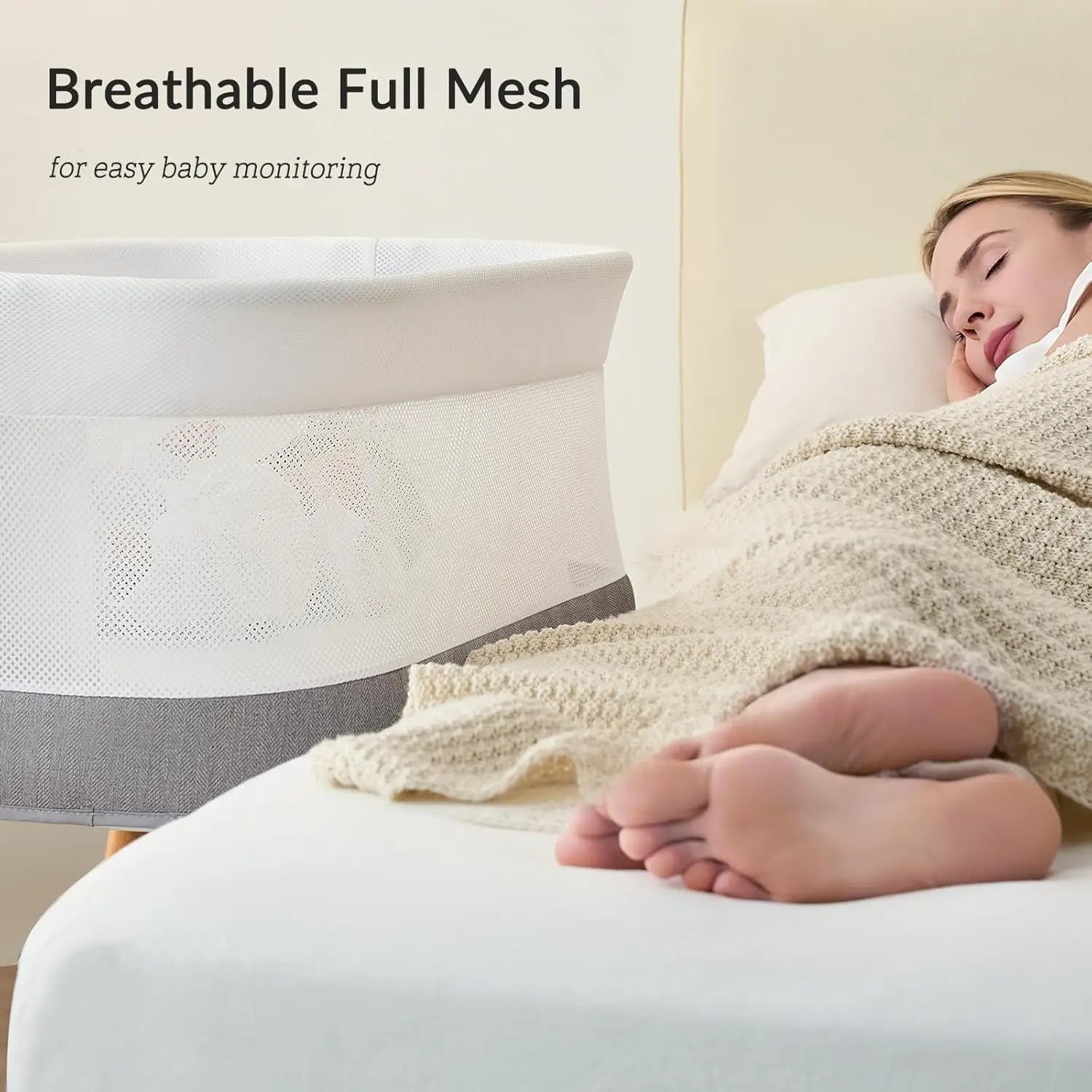 Smart Electric and Musical Rocking Bassinet for Baby