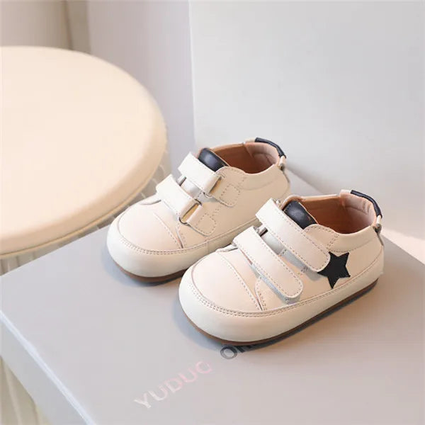 Barefoot Microfiber Leather Soft Shoes For New Baby Kids