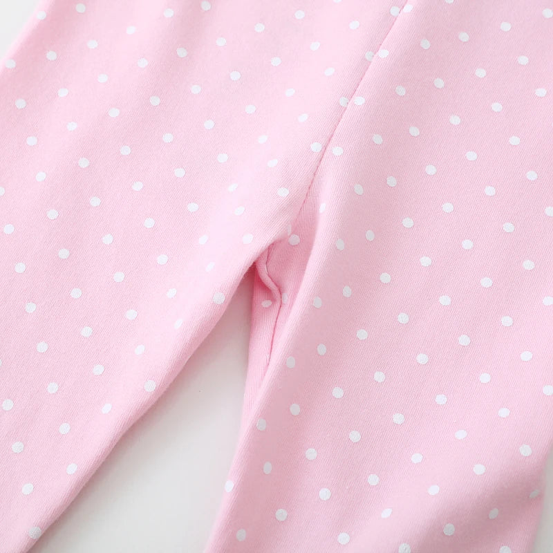 Girls Cartoon Print Colorful Summer Leggings childrensterritory