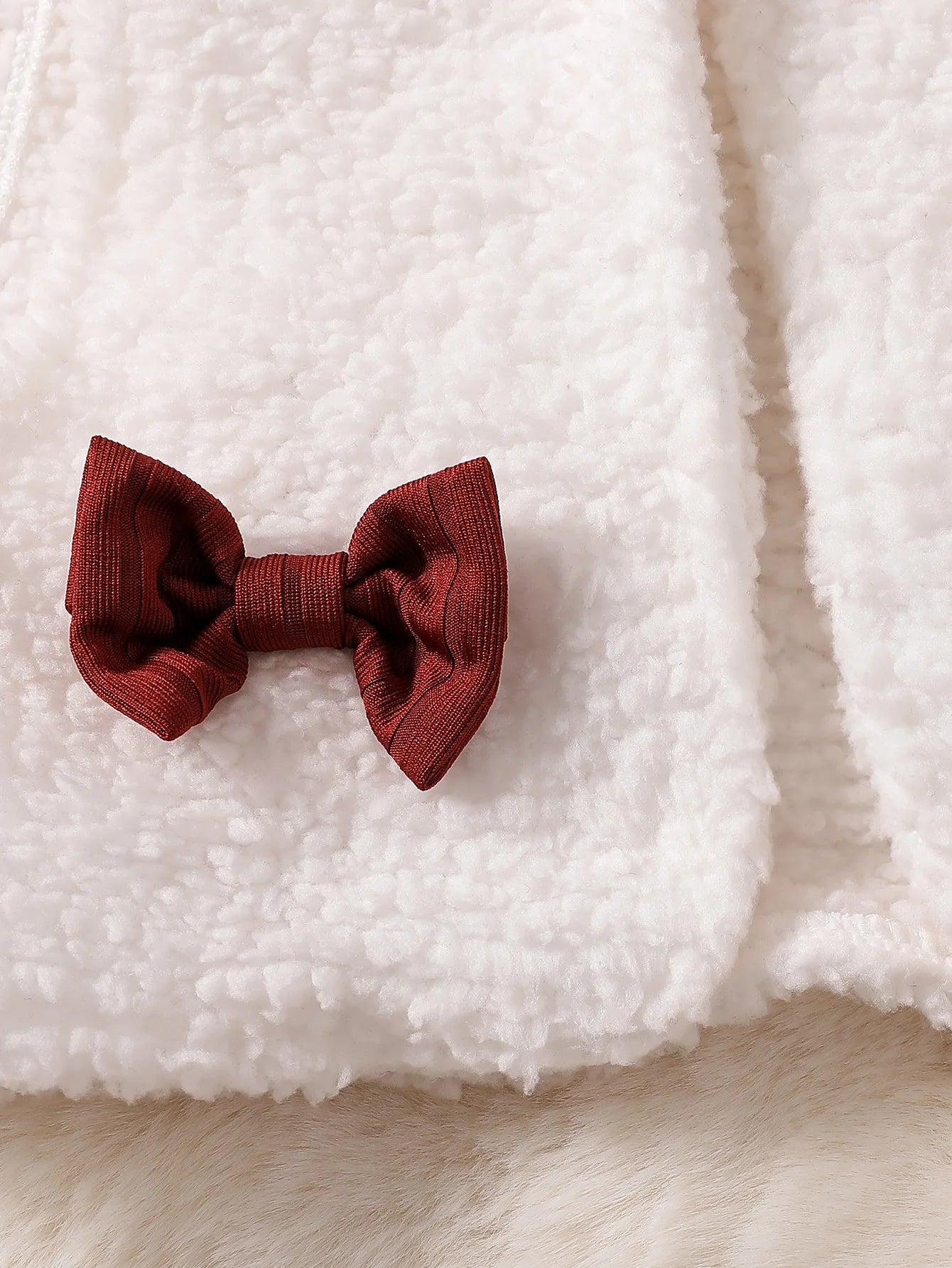 Girls' Long-Sleeved Bow Design Winter Dresses