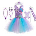 Girls Mermaid Style Tutu Princess Birthday/Halloween Party Dresses childrensterritory