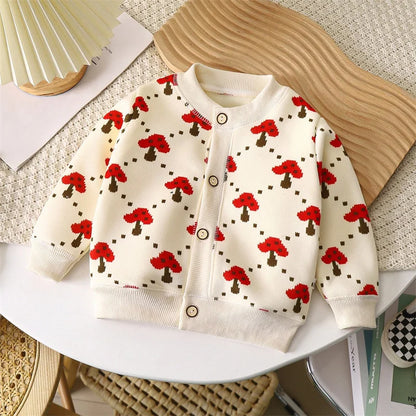 Kids Printed Warm Casual Sweaters For Winters