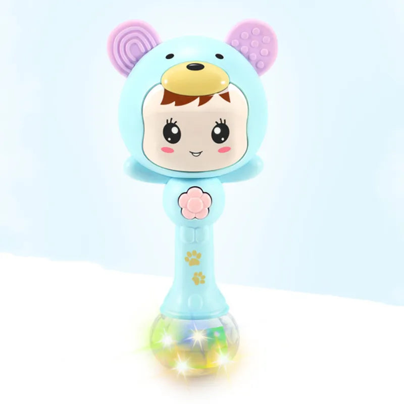 Baby Musical Rattle Hammer Toy with LED Lights childrensterritory