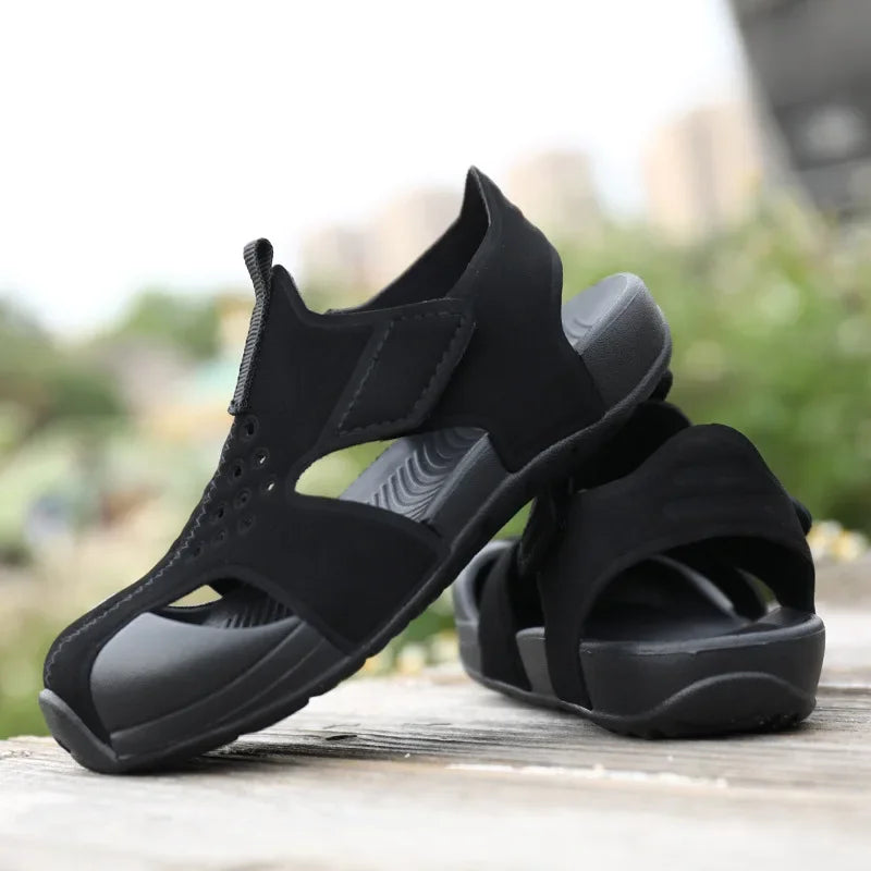 Candy-colored Hollow-out Fashion Sandals for Kids