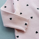 Lovely Heart Print Kids Girls Knitted Sweater childrensterritory