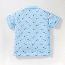 Kids Boys Cartoon Sharks Print Casual Summer T-Shirts childrensterritory