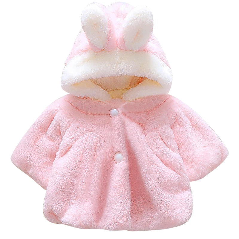 Baby Kids Cartoon Design Hooded Soft Jacket childrensterritory
