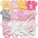 6Pcs/Lot Cartoon Design Soft Cotton Baby Rompers childrensterritory
