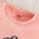 Girls’ Cartoon Design Winter Clothing Set childrensterritory