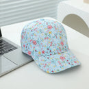 Little Girls Floral Design Adjustable Sports Hats childrensterritory