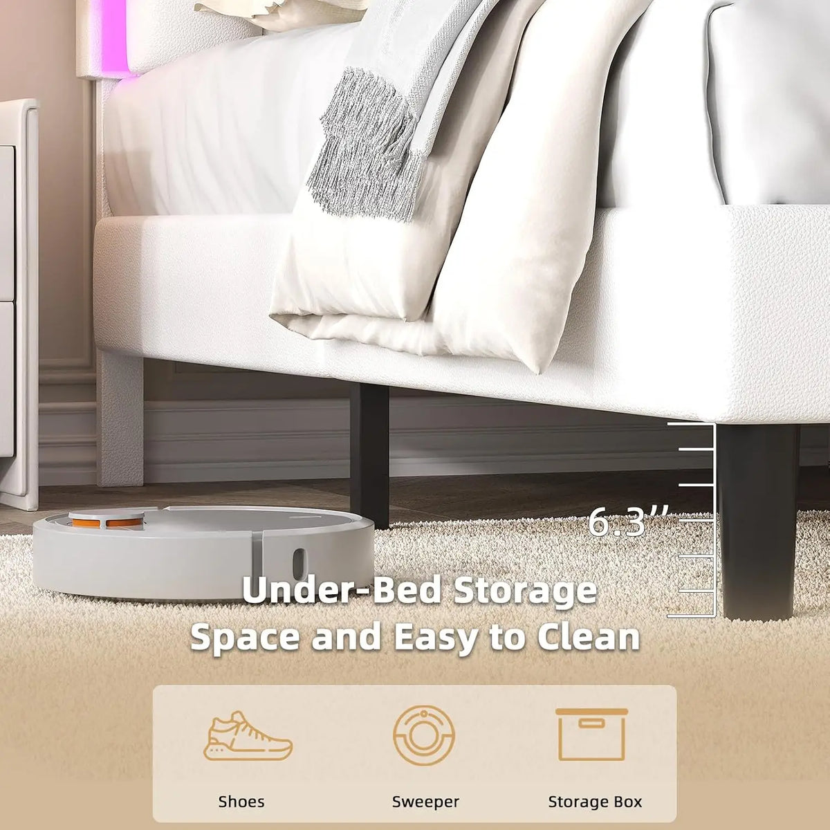 Solid Kids Bed Frame Designed to Provide Stability and Safety