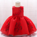 Luxury Flower Design Baby Girl Dresses For Birthday/Wedding childrensterritory