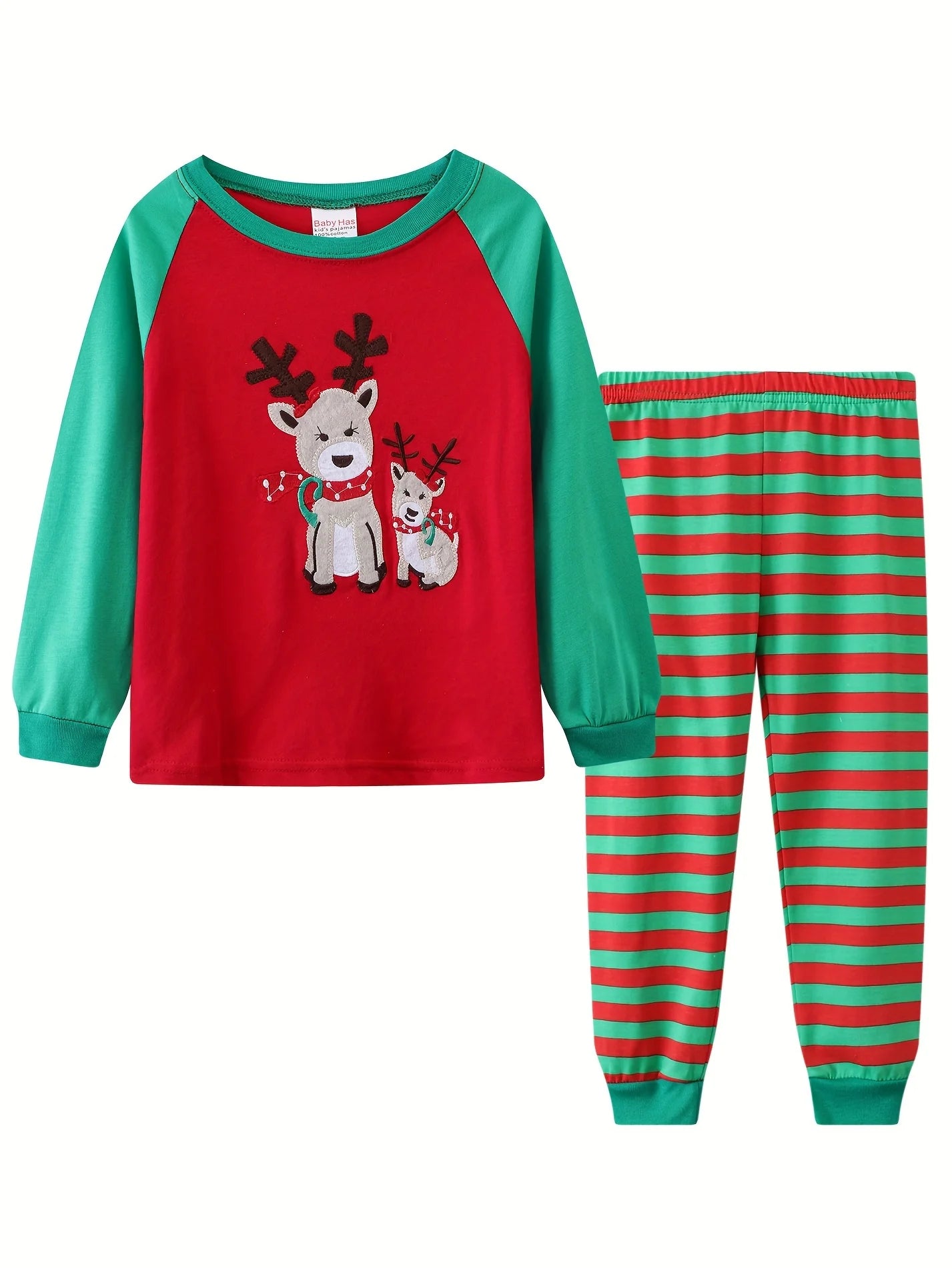 Cartoon Print Long Sleeves Kids Autumn Clothing Set