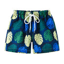 Cartoon Print Kids Boys Summer Swimming Trunks