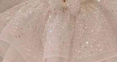 Cute Shiny Ruffles Design Tutu Summer Party Dress for Girls