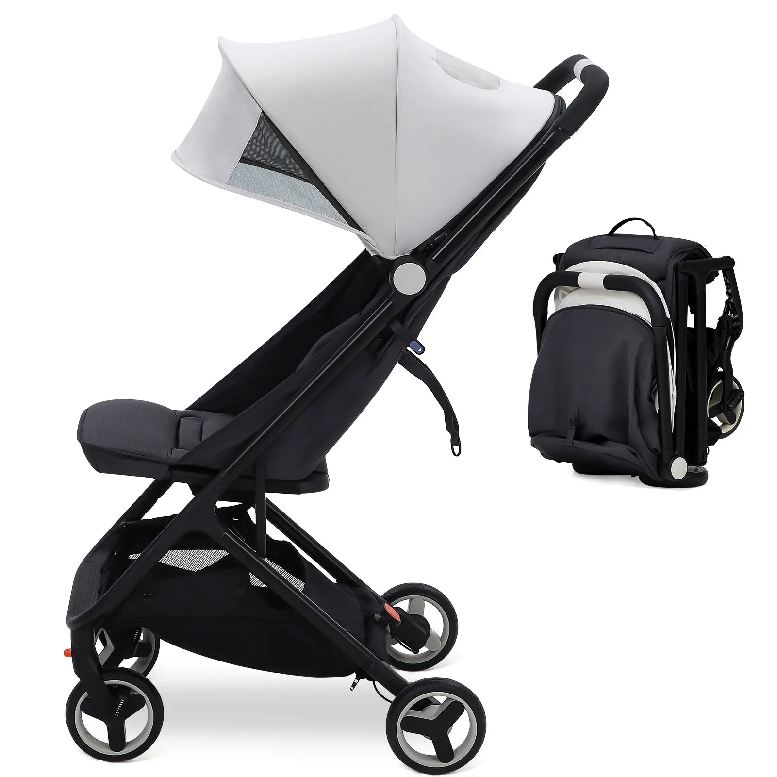 Easy Fold Lightweight Baby Stroller for Smooth Travel childrensterritory
