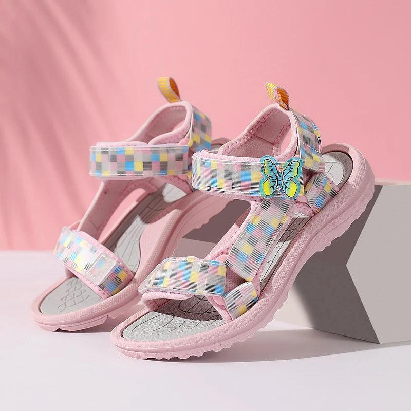 Cute Pearl Design Non-Slip Summer Sandals for Kids Girls childrensterritory