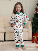 Kids' Long-Sleeved Christmas Print Clothing Set childrensterritory