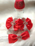 Luxury Keepsake Diamond Baby Bottles and Shoes Headband Set childrensterritory