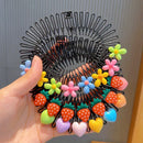 Cute 3Pcs Colorful Broken Headband Hair Clips for Girls childrensterritory